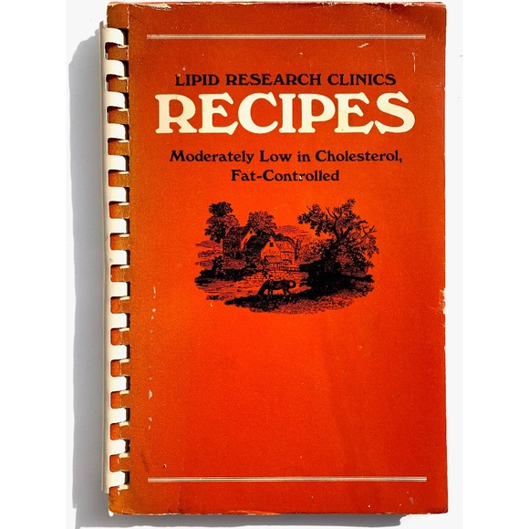 Lipid Research Clinics Recipes Moderately Low in Cholesterol Fat-Controlled - Picture 1 of 4
